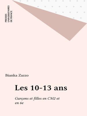 cover image of Les 10-13 ans